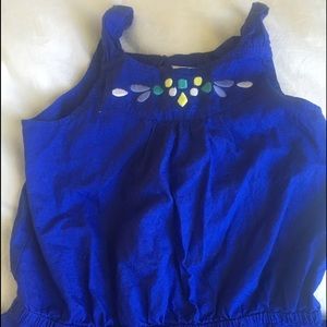 Royal blue tank top
